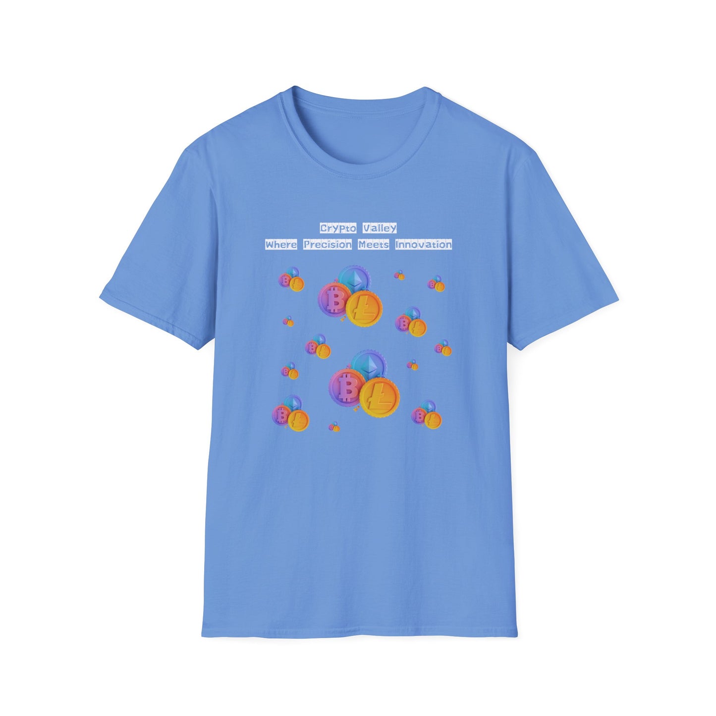 Crypto Valley Bitcoins Unisex Softstyle T-Shirt – A Must-Have for Crypto Kings & Blockchain Believers! 🚀💰