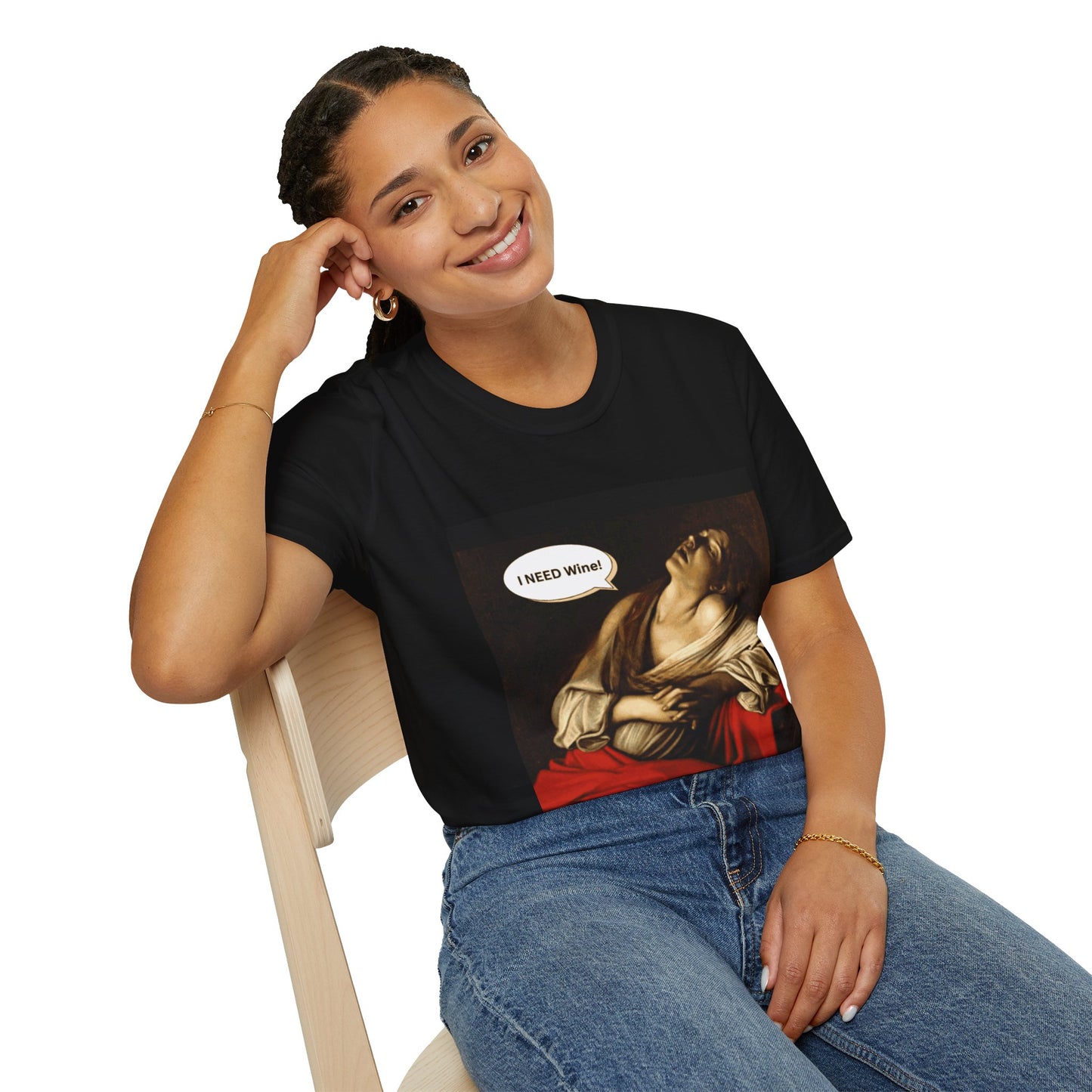 Humorous I Need Wine T-Shirt