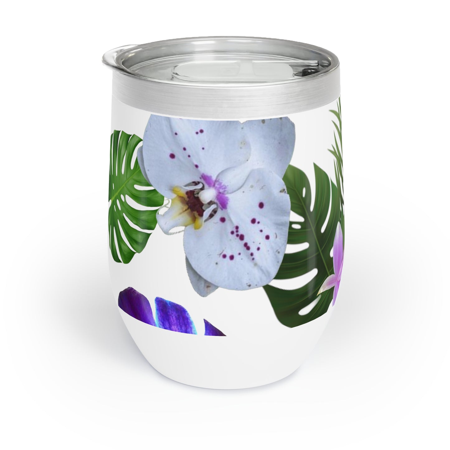 Sip Happens – Tropical Floral Wine Tumbler
