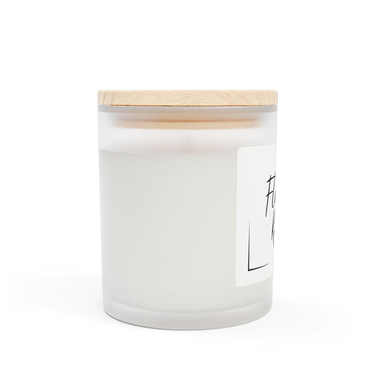 Flame On Kit Off 11oz Frosted Scented Candle