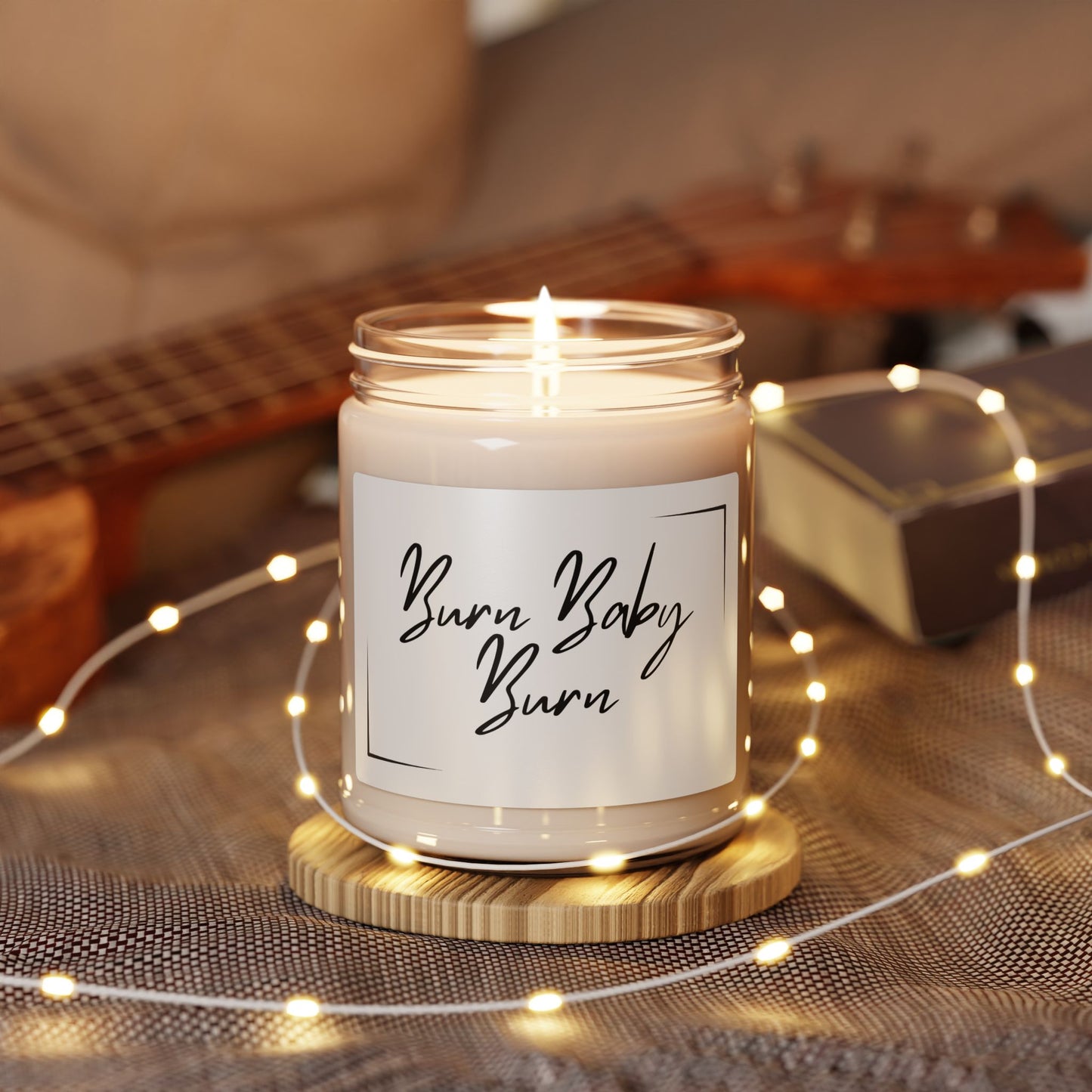 Burn Baby Burn Scented Soy Candle - 9oz Aromatherapy for Cozy Nights