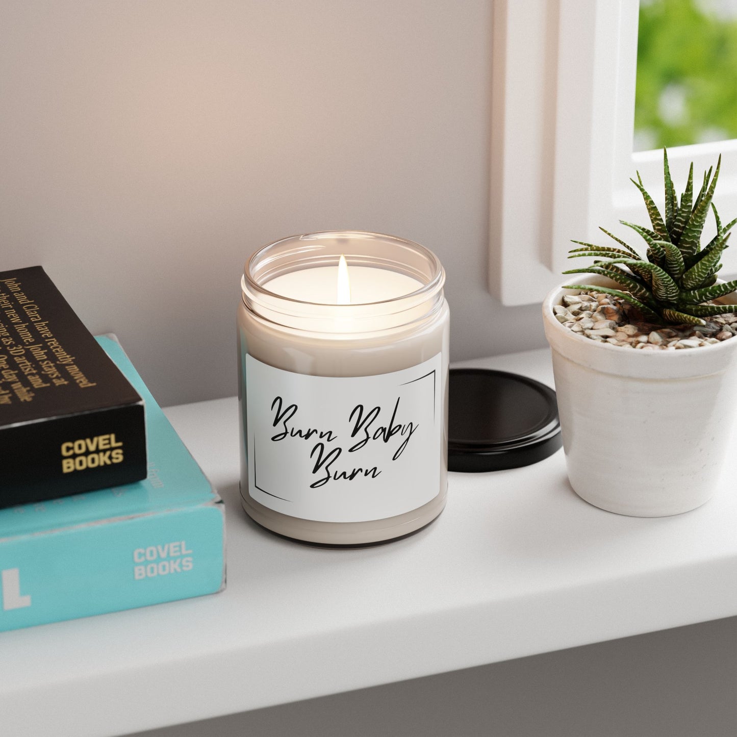 Burn Baby Burn Scented Soy Candle - 9oz Aromatherapy for Cozy Nights