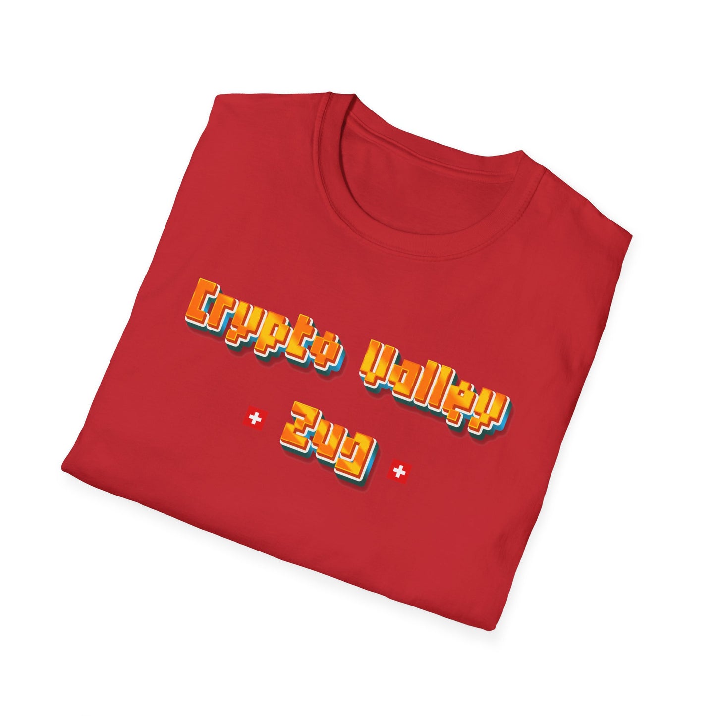 Crypto Valley Zug Unisex Softstyle T-Shirt – A Must-Have for Crypto Kings & Blockchain Believers! 🚀💰