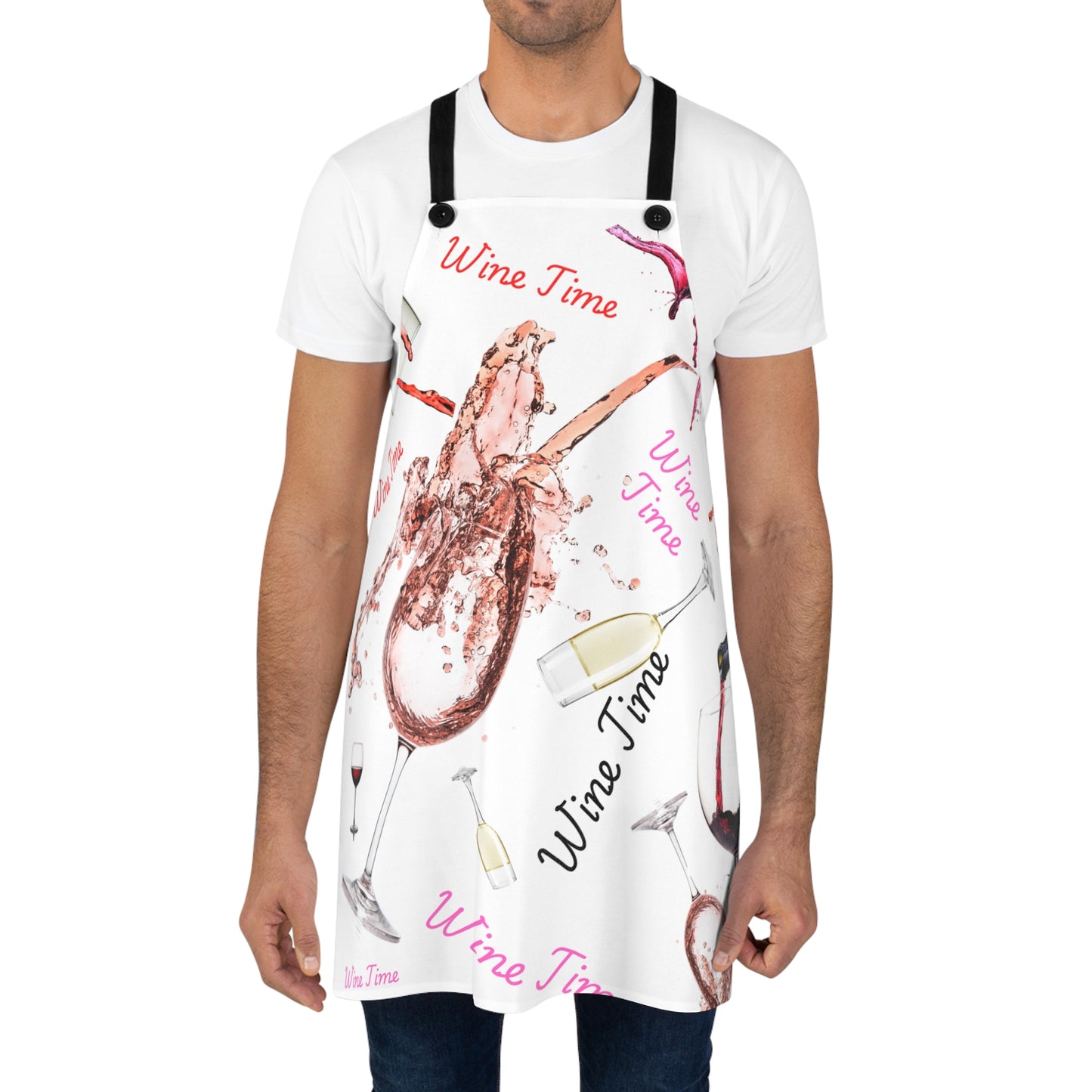 Wine Time for Wine Lovers Apron