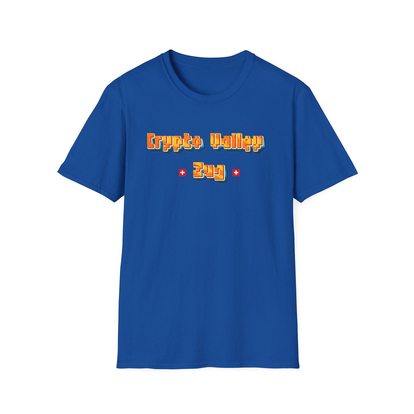 Crypto Valley Zug Unisex Softstyle T-Shirt – A Must-Have for Crypto Kings & Blockchain Believers! 🚀💰