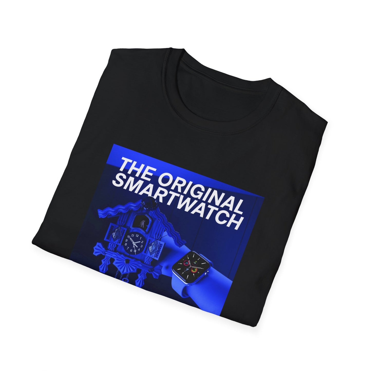 Smart Watch Swiss Unisex Softstyle T-Shirt – A Must-Have for Crypto Kings & Blockchain Believers! 🚀💰