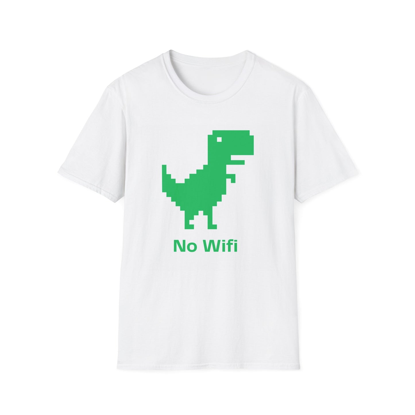 No WIFI Unisex Softstyle T-Shirt – A Must-Have for Crypto Kings & Blockchain Believers! 🚀💰