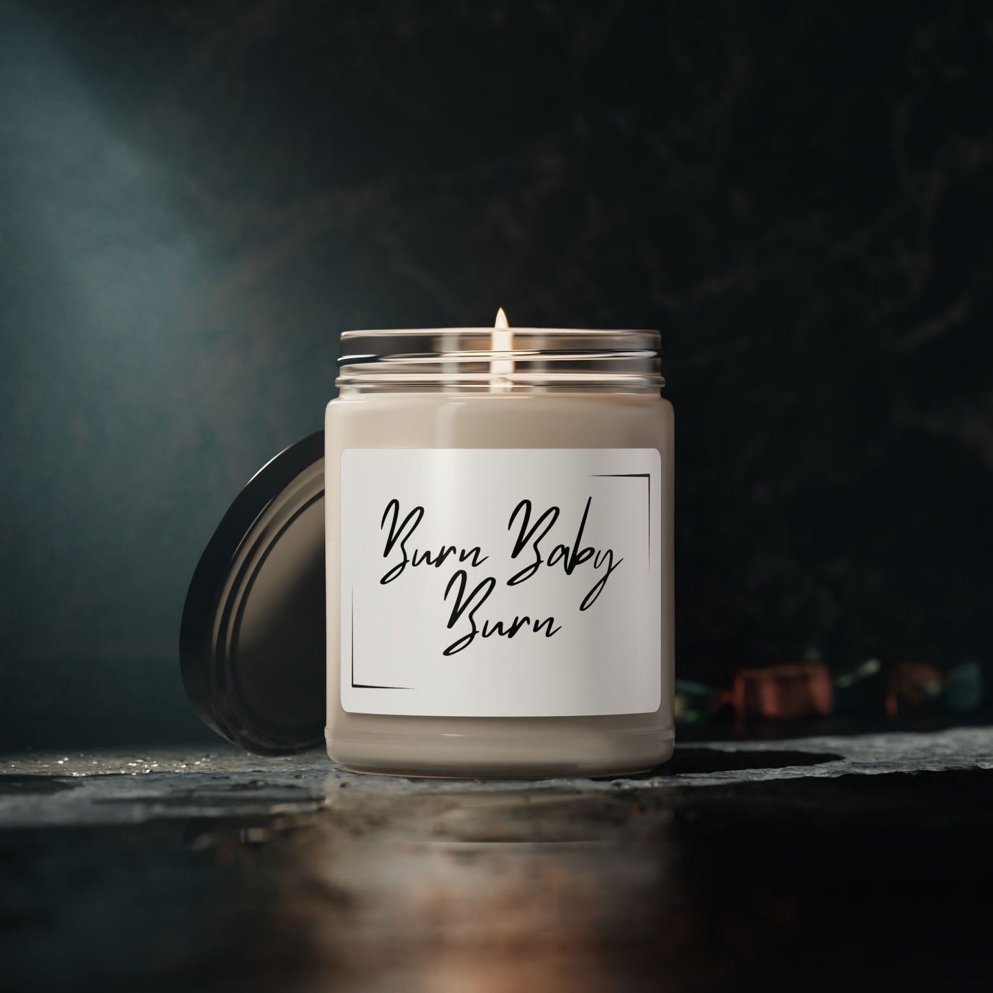 Burn Baby Burn Scented Soy Candle - 9oz Aromatherapy for Cozy Nights