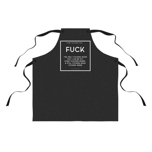 Fuck Word Hilarious Apron – A Must-Have for Chefs & Baking Enthusiasts!