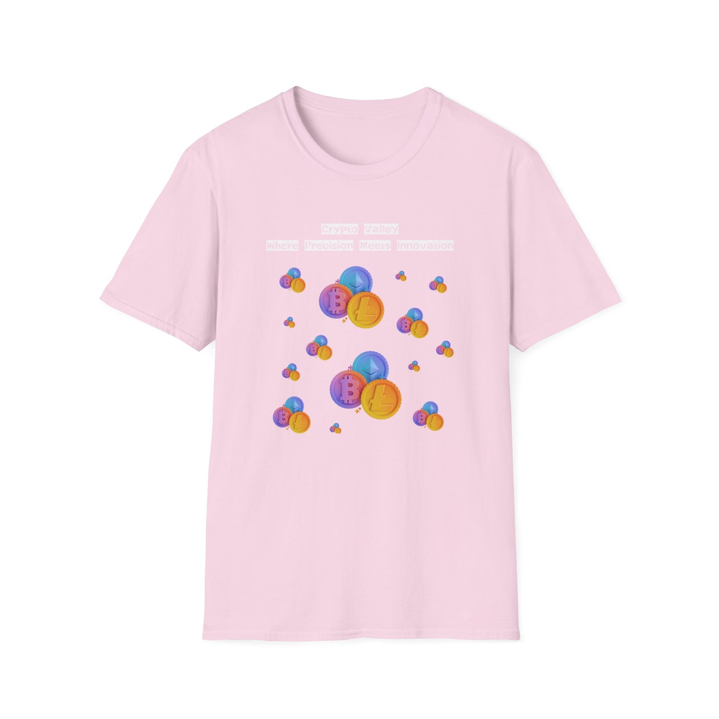 Crypto Valley Bitcoins Unisex Softstyle T-Shirt – A Must-Have for Crypto Kings & Blockchain Believers! 🚀💰