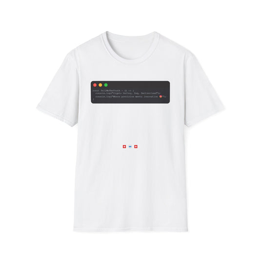 Coding Unisex Softstyle T-Shirt – A Must-Have for Crypto Kings & Blockchain Believers! 🚀💰