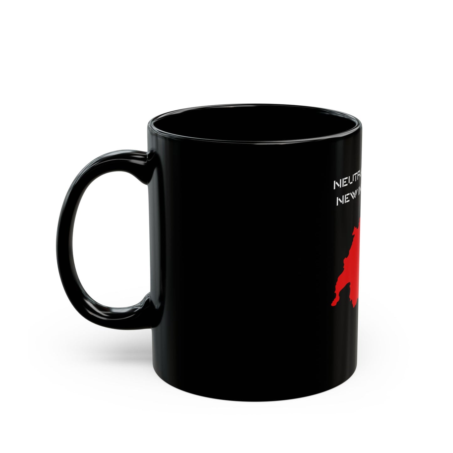Neutrality Is the New Innovation Black 11oz Mug - Perfect Gift for Crypto Enthusiasts