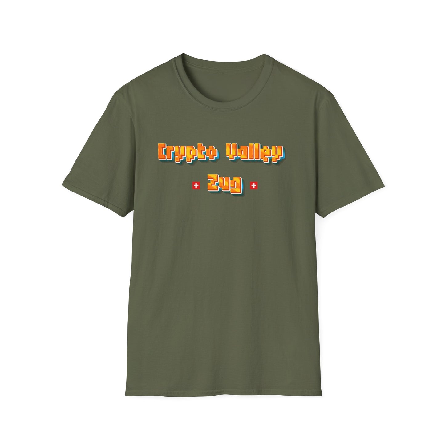 Crypto Valley Zug Unisex Softstyle T-Shirt – A Must-Have for Crypto Kings & Blockchain Believers! 🚀💰