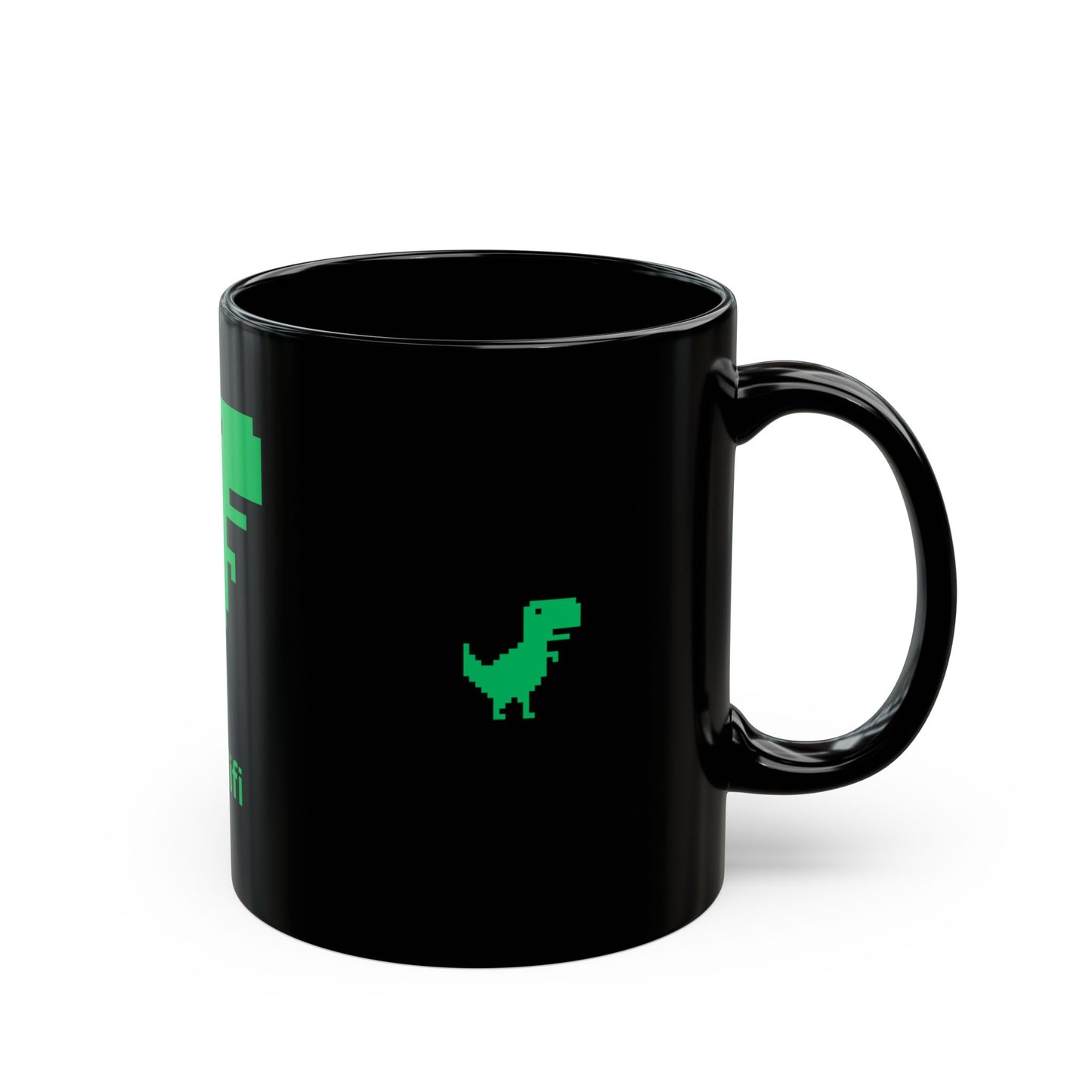 No Wifi Dinosaur 11oz Mug - Perfect Gift for Crypto Enthusiasts