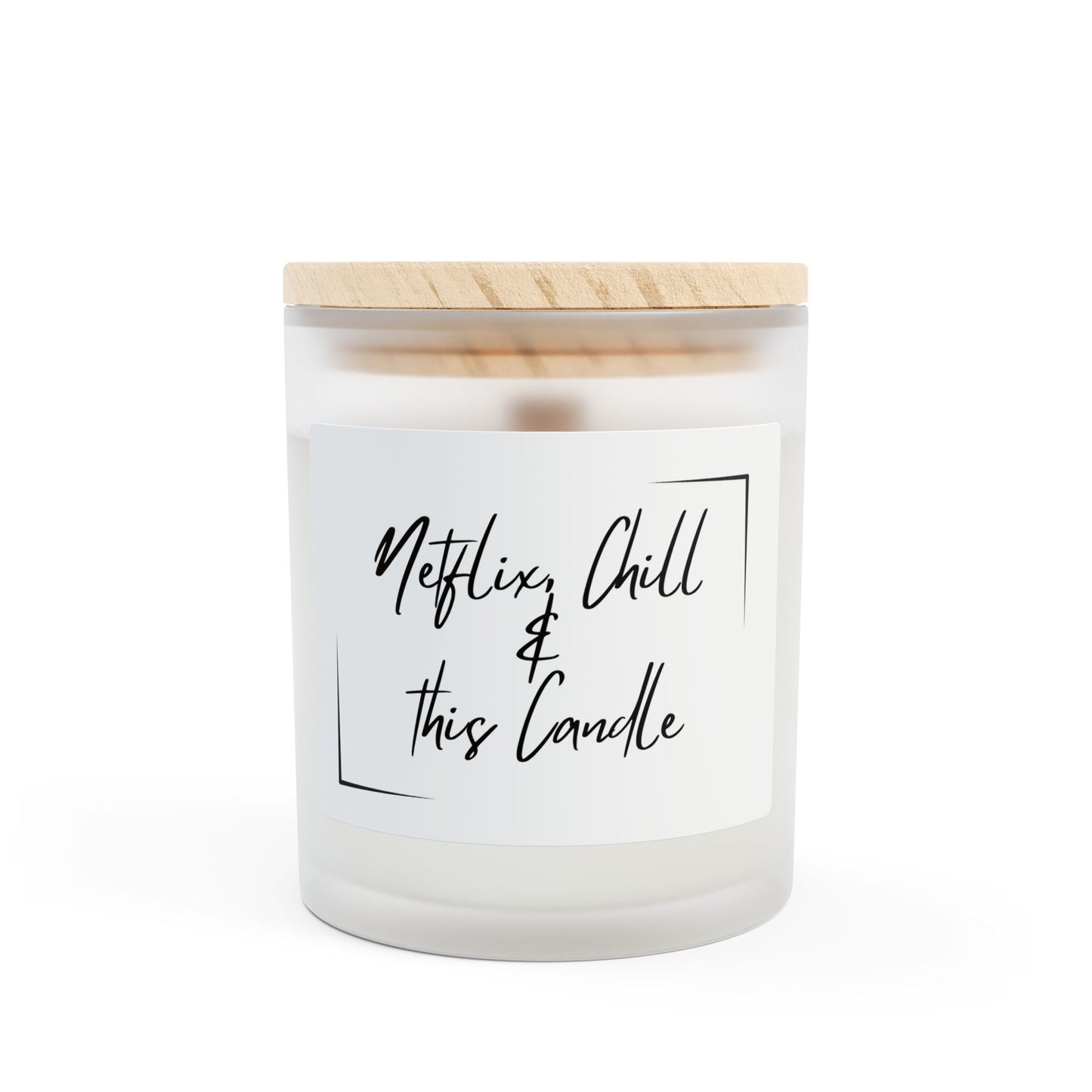 Netflix, Chill & This Candle 11oz Frosted Scented Candle