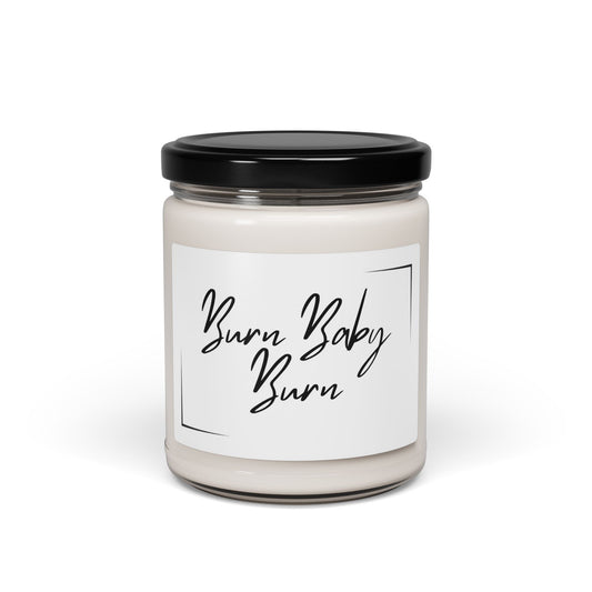 Burn Baby Burn Scented Soy Candle - 9oz Aromatherapy for Cozy Nights
