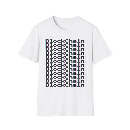 BlockChain Unisex Softstyle T-Shirt – A Must-Have for Crypto Kings & Blockchain Believers! 🚀💰