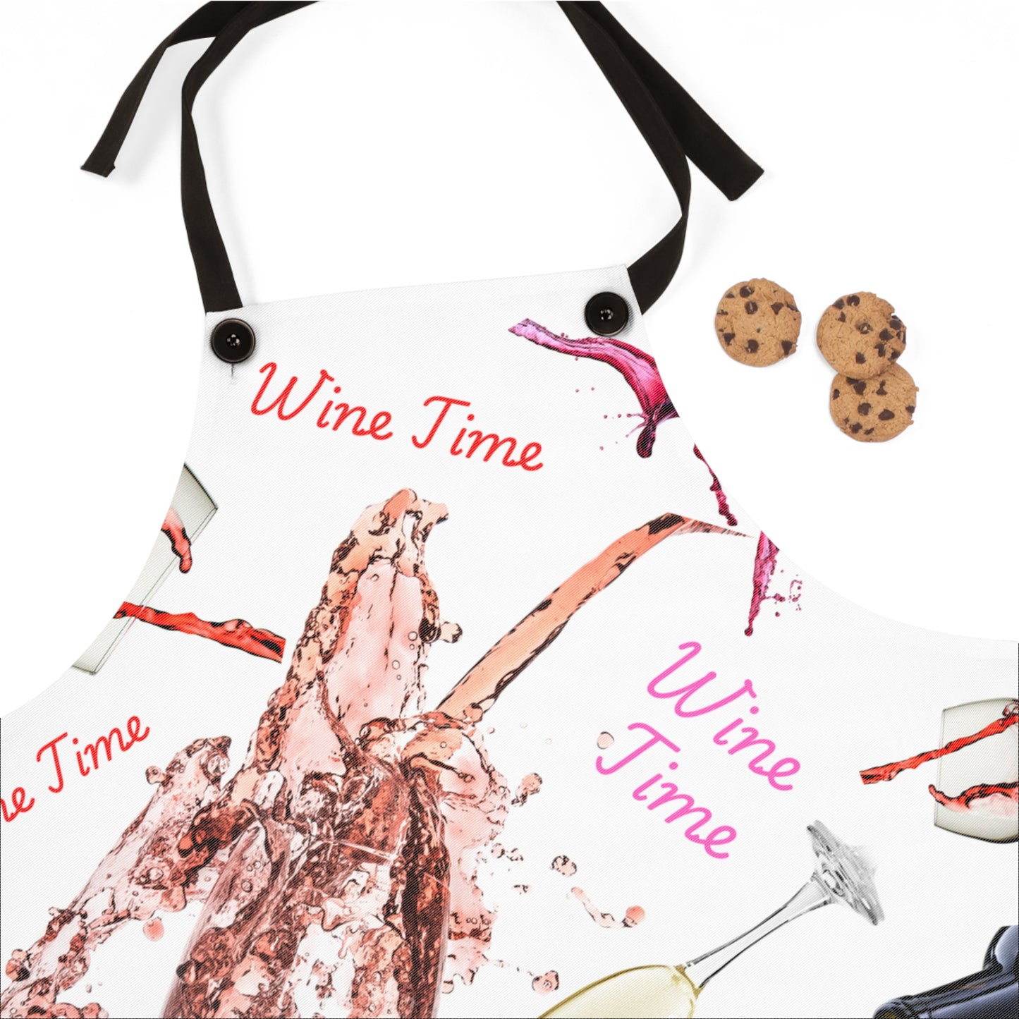 Wine Time for Wine Lovers Apron