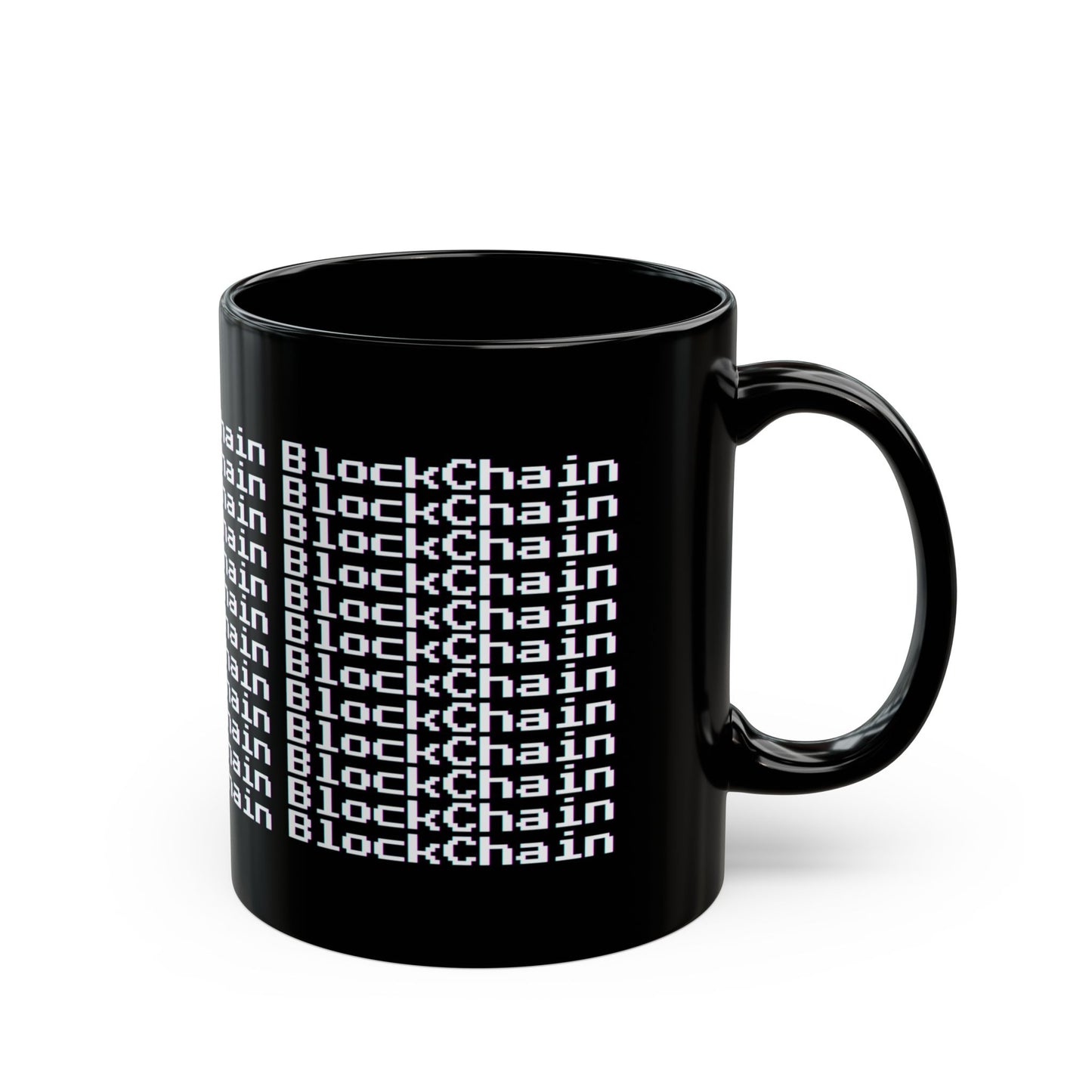 Blockchain Black 11oz Mug - Perfect Gift for Crypto Enthusiasts