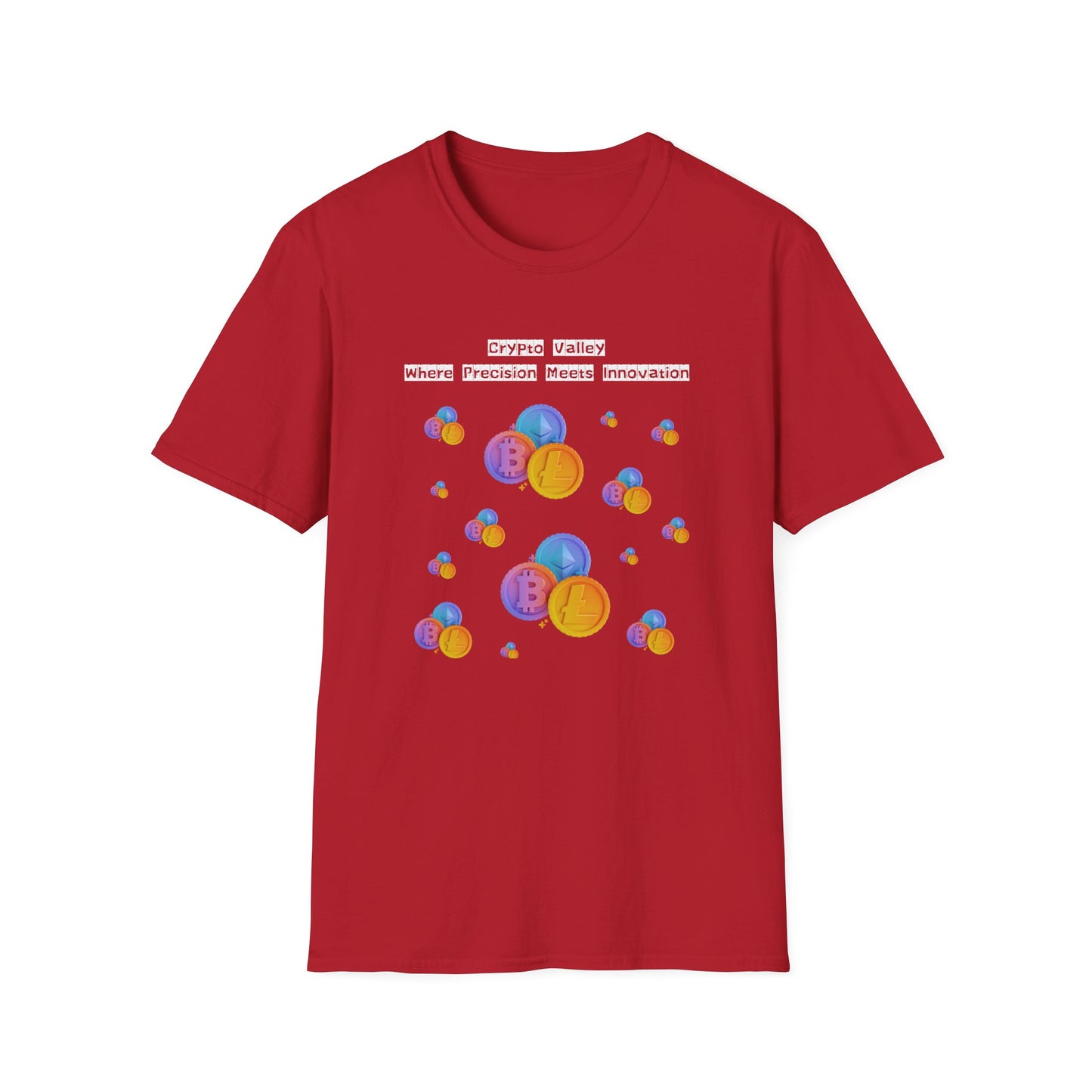 Crypto Valley Bitcoins Unisex Softstyle T-Shirt – A Must-Have for Crypto Kings & Blockchain Believers! 🚀💰