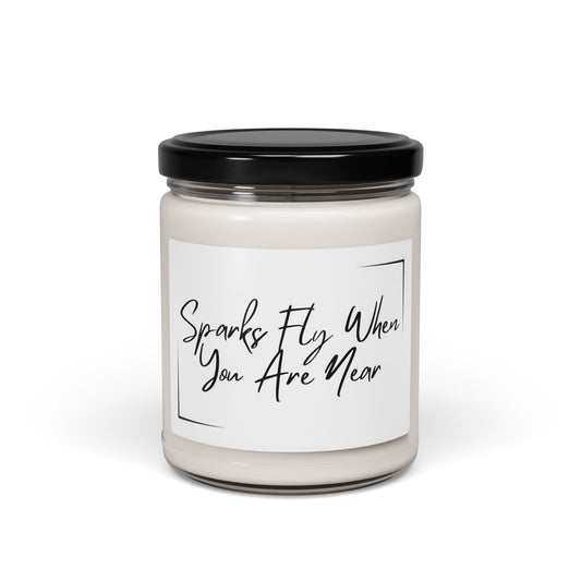 Sparks Fly When You Are Near Scented Soy Candle - 9oz