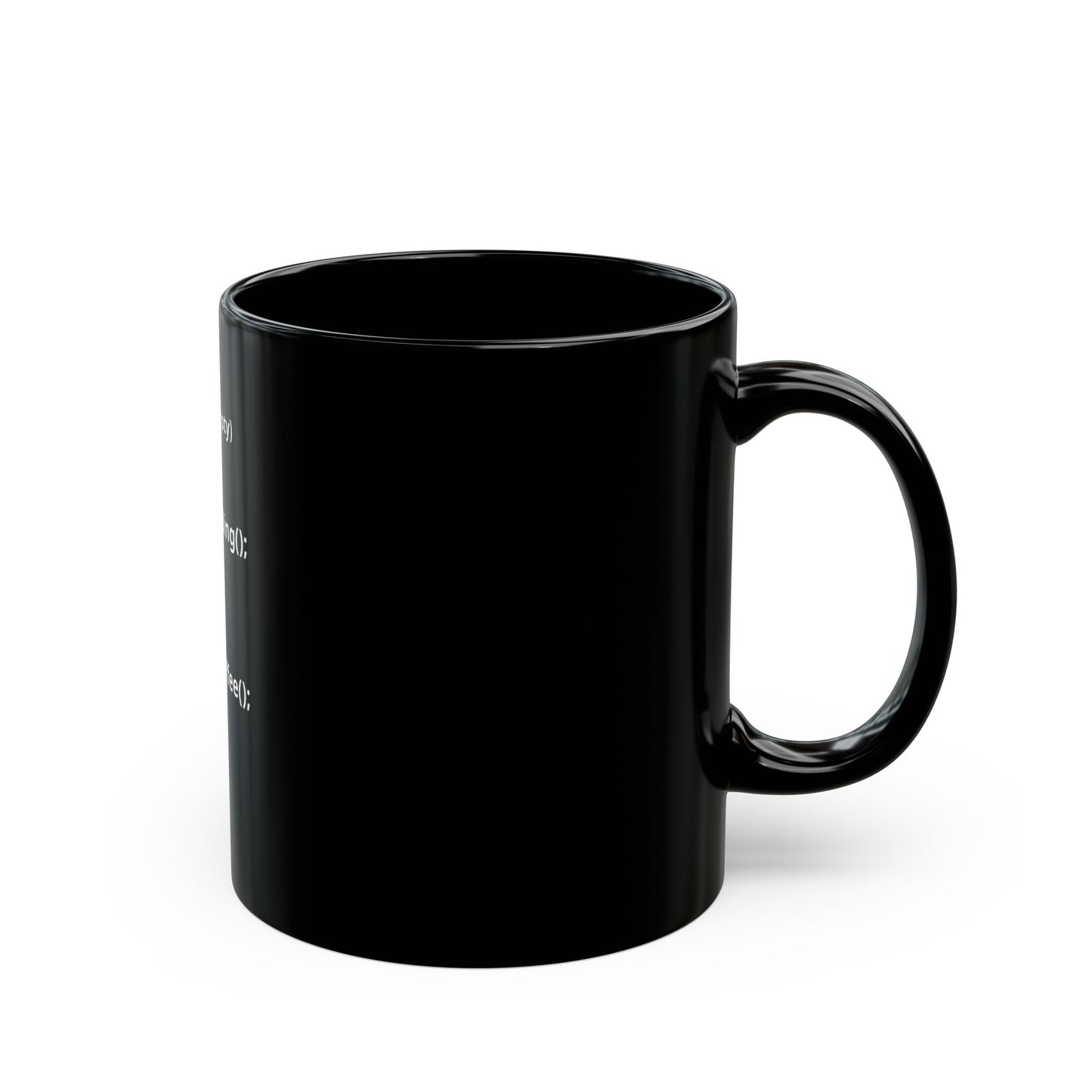 IF Brain Empty Coding Enthusiast Black 11oz Mug - Perfect Gift for Crypto Enthusiasts