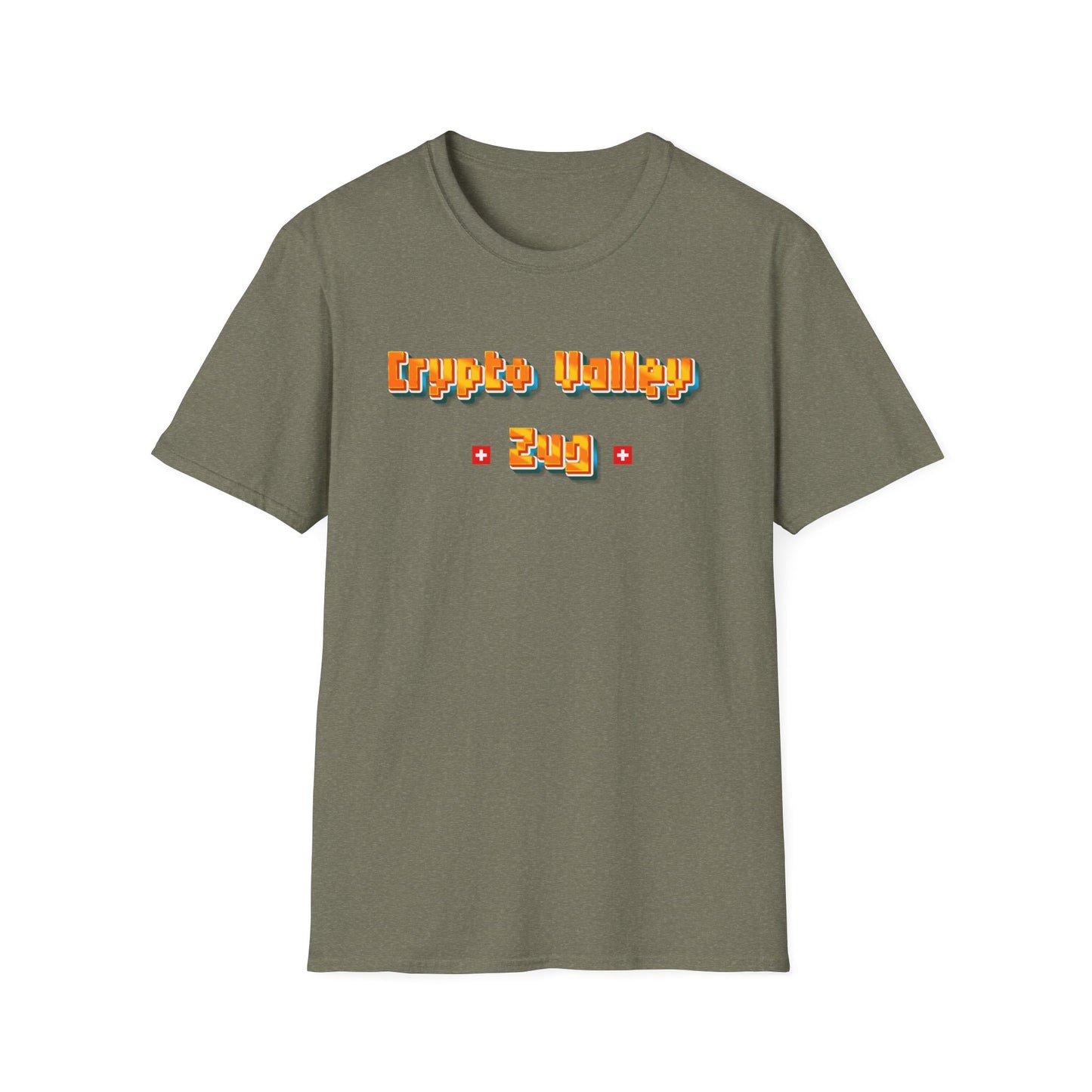 Crypto Valley Zug Unisex Softstyle T-Shirt – A Must-Have for Crypto Kings & Blockchain Believers! 🚀💰