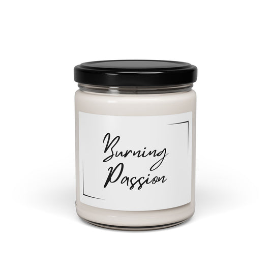 Burning Passion Scented Soy Candle - 9oz | Romantic Home Fragrance for Relaxation & Ambiance