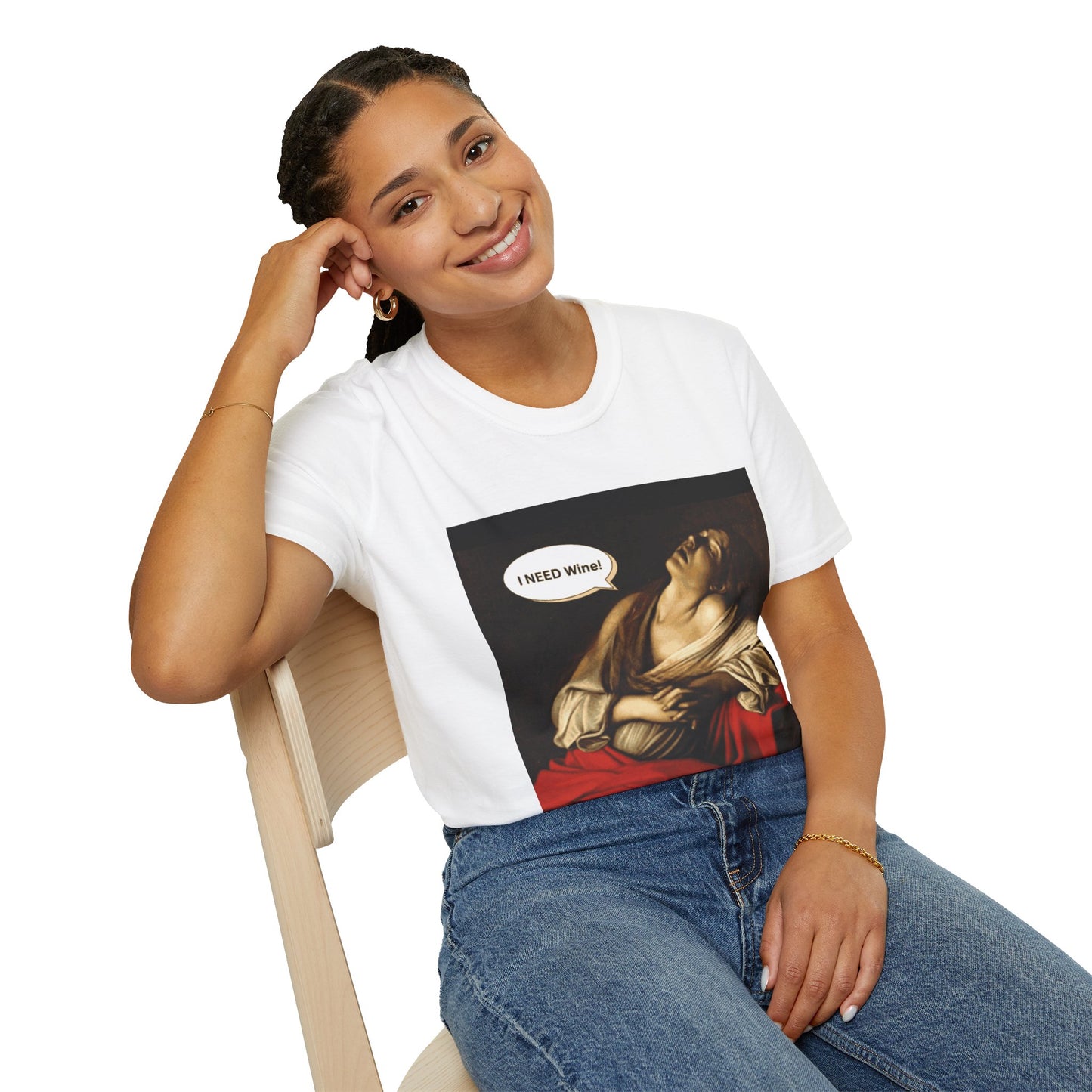 Humorous I Need Wine T-Shirt