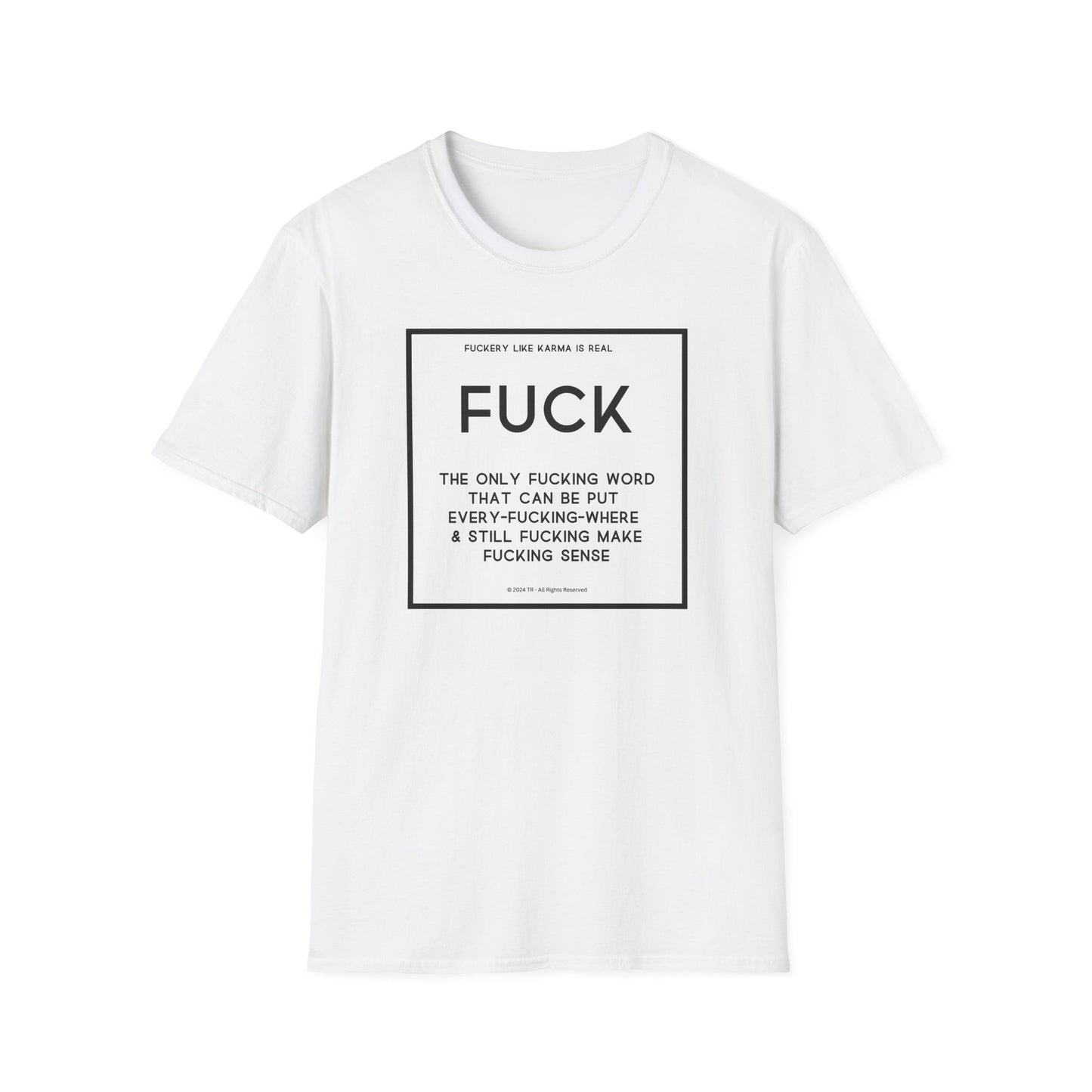 Fuck Definition Unisex Softstyle T-Shirt – Perfect for Legends Who Love to Stand Out!