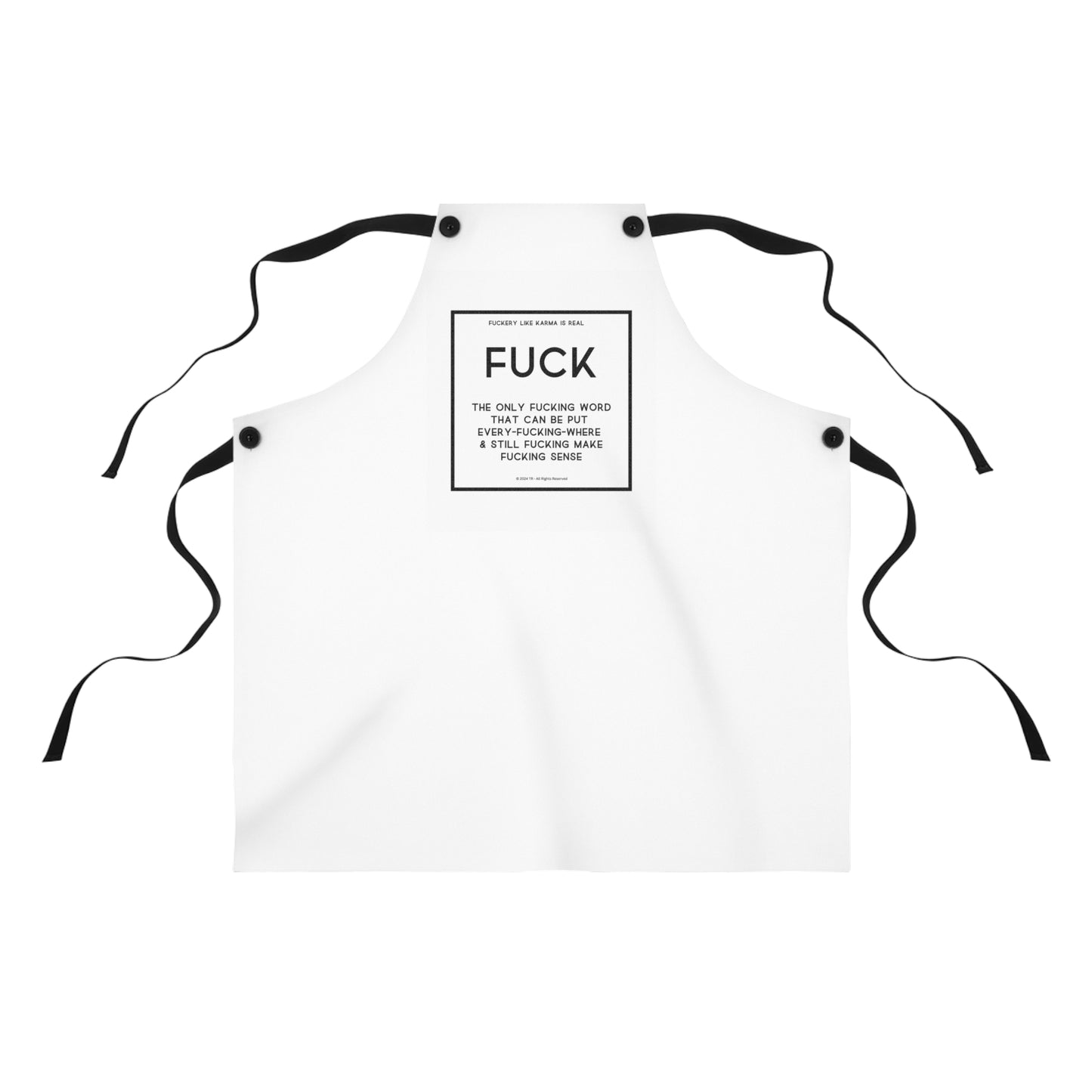 Fuck Word - Hilarious Apron – A Must-Have for Chefs & Baking Enthusiasts!