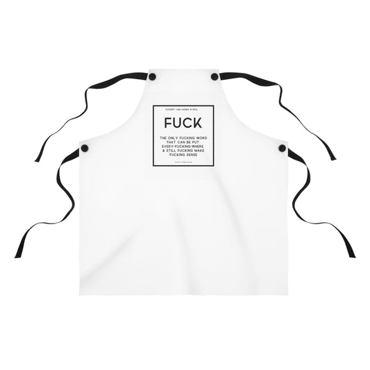 Fuck Word - Hilarious Apron – A Must-Have for Chefs & Baking Enthusiasts!