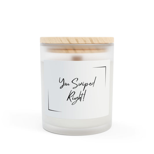 You Swiped Right! 11oz Frosted Scented Candle