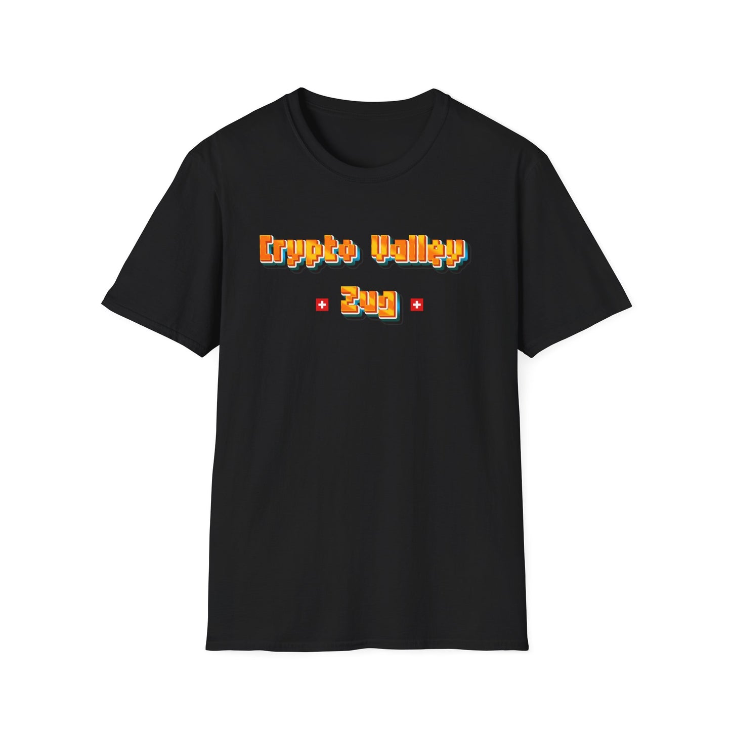 Crypto Valley Zug Unisex Softstyle T-Shirt – A Must-Have for Crypto Kings & Blockchain Believers! 🚀💰