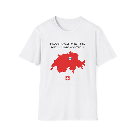 Swiss Neutrality Unisex Softstyle T-Shirt – A Must-Have for Crypto Kings & Blockchain Believers! 🚀💰