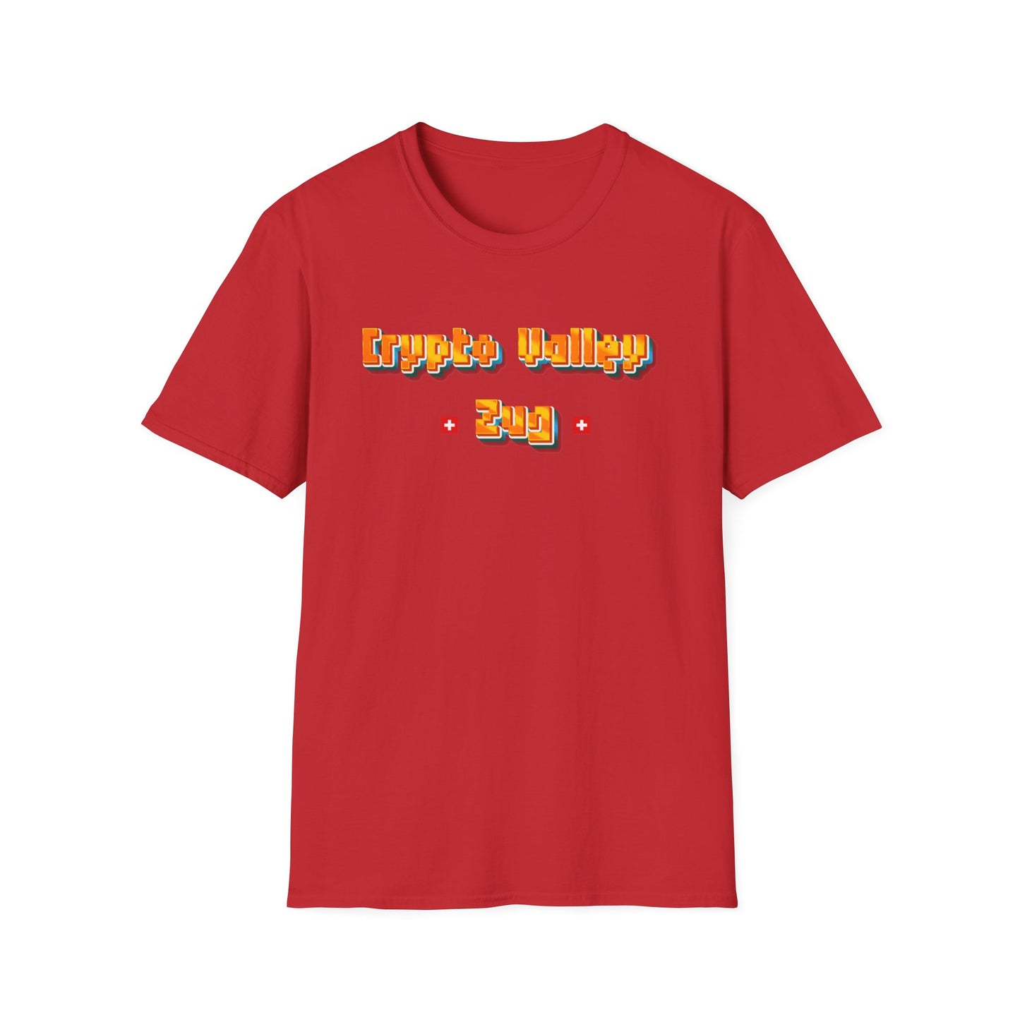 Crypto Valley Zug Unisex Softstyle T-Shirt – A Must-Have for Crypto Kings & Blockchain Believers! 🚀💰