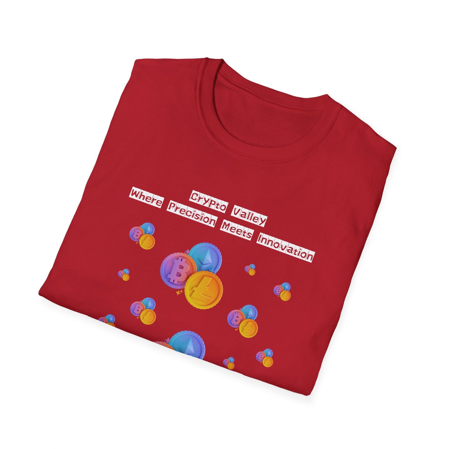 Crypto Valley Bitcoins Unisex Softstyle T-Shirt – A Must-Have for Crypto Kings & Blockchain Believers! 🚀💰