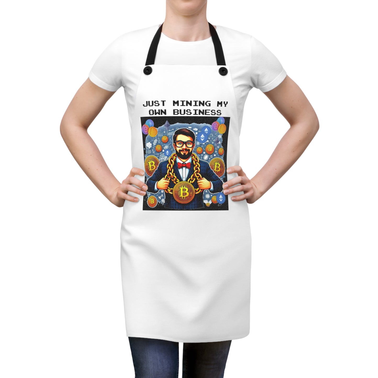Just Mining My Own Business Apron