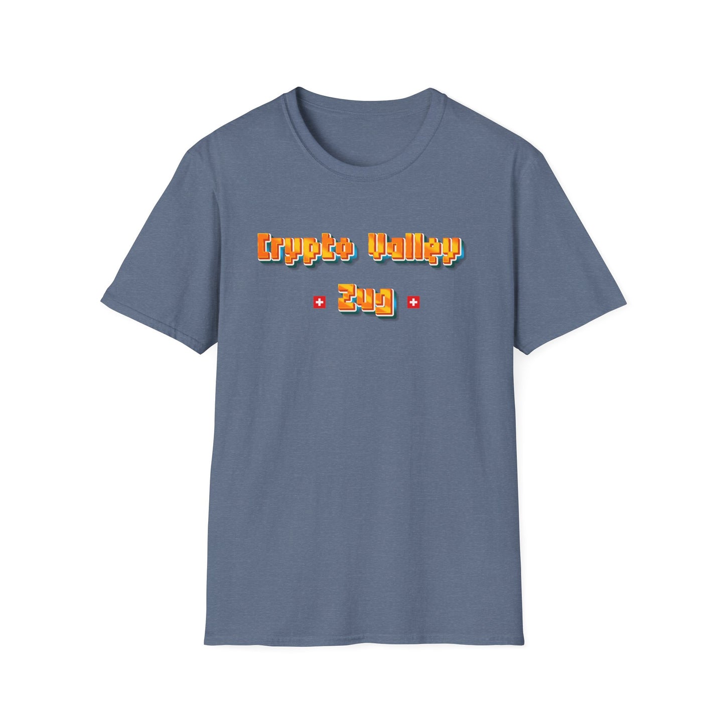 Crypto Valley Zug Unisex Softstyle T-Shirt – A Must-Have for Crypto Kings & Blockchain Believers! 🚀💰