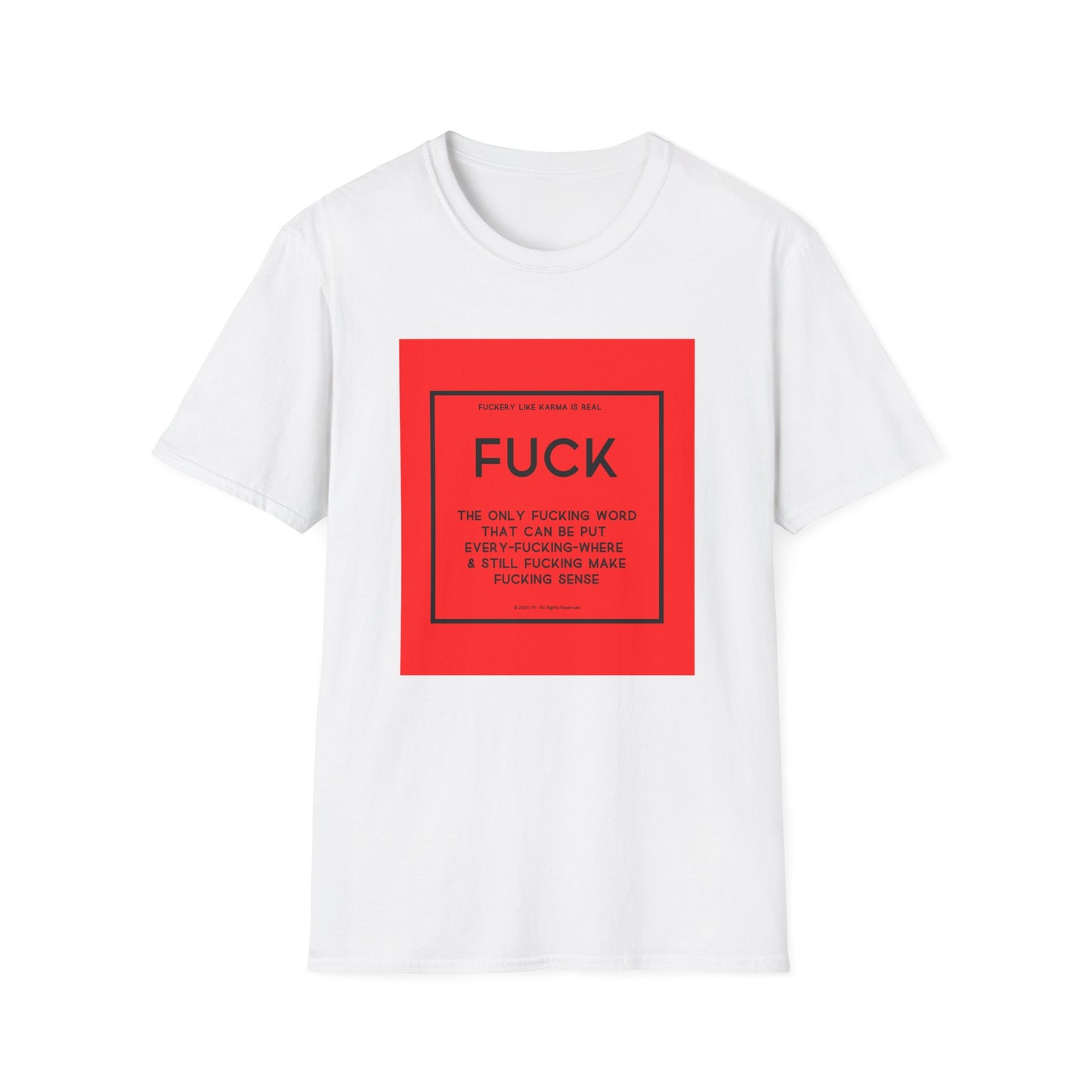 Fuck Definition Unisex Softstyle T-Shirt – Perfect for Legends Who Love to Stand Out!