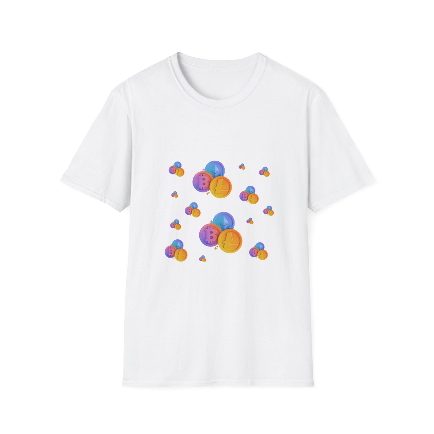 Crypto Valley Bitcoins Unisex Softstyle T-Shirt – A Must-Have for Crypto Kings & Blockchain Believers! 🚀💰