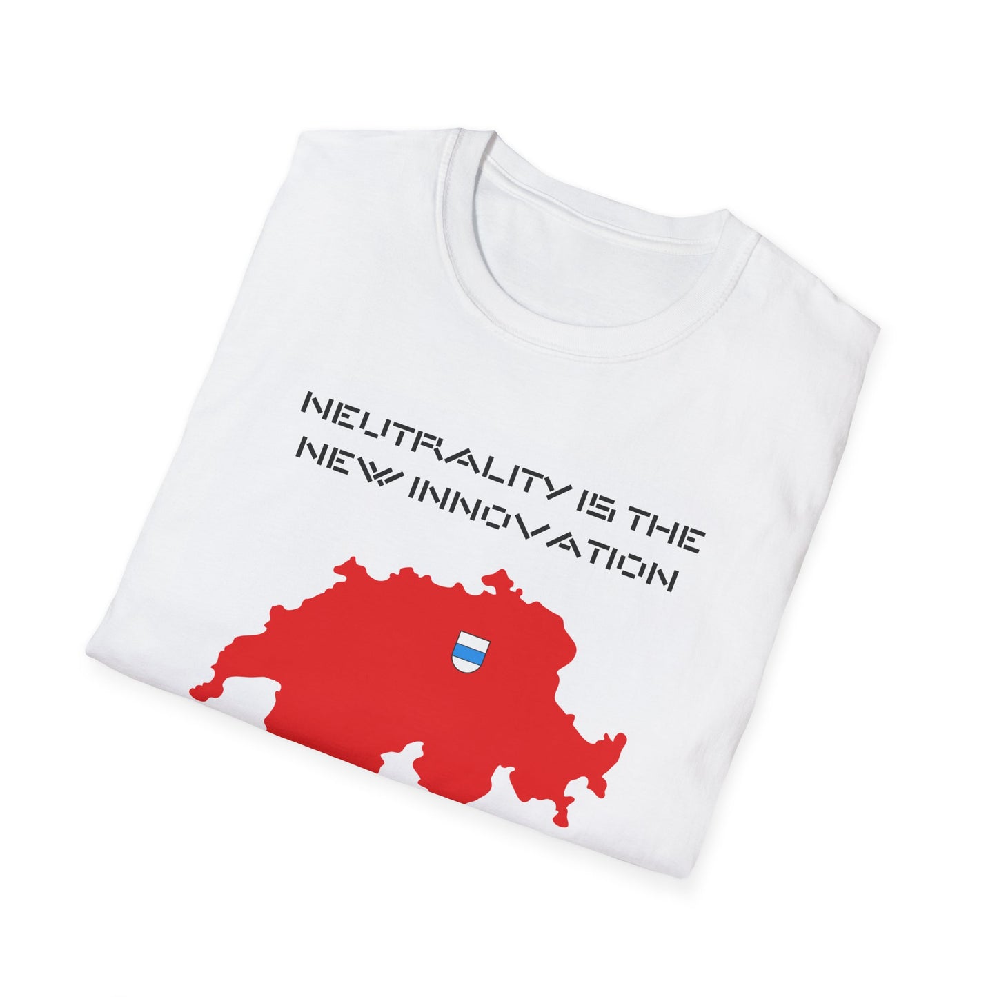 Swiss Neutrality Unisex Softstyle T-Shirt – A Must-Have for Crypto Kings & Blockchain Believers! 🚀💰